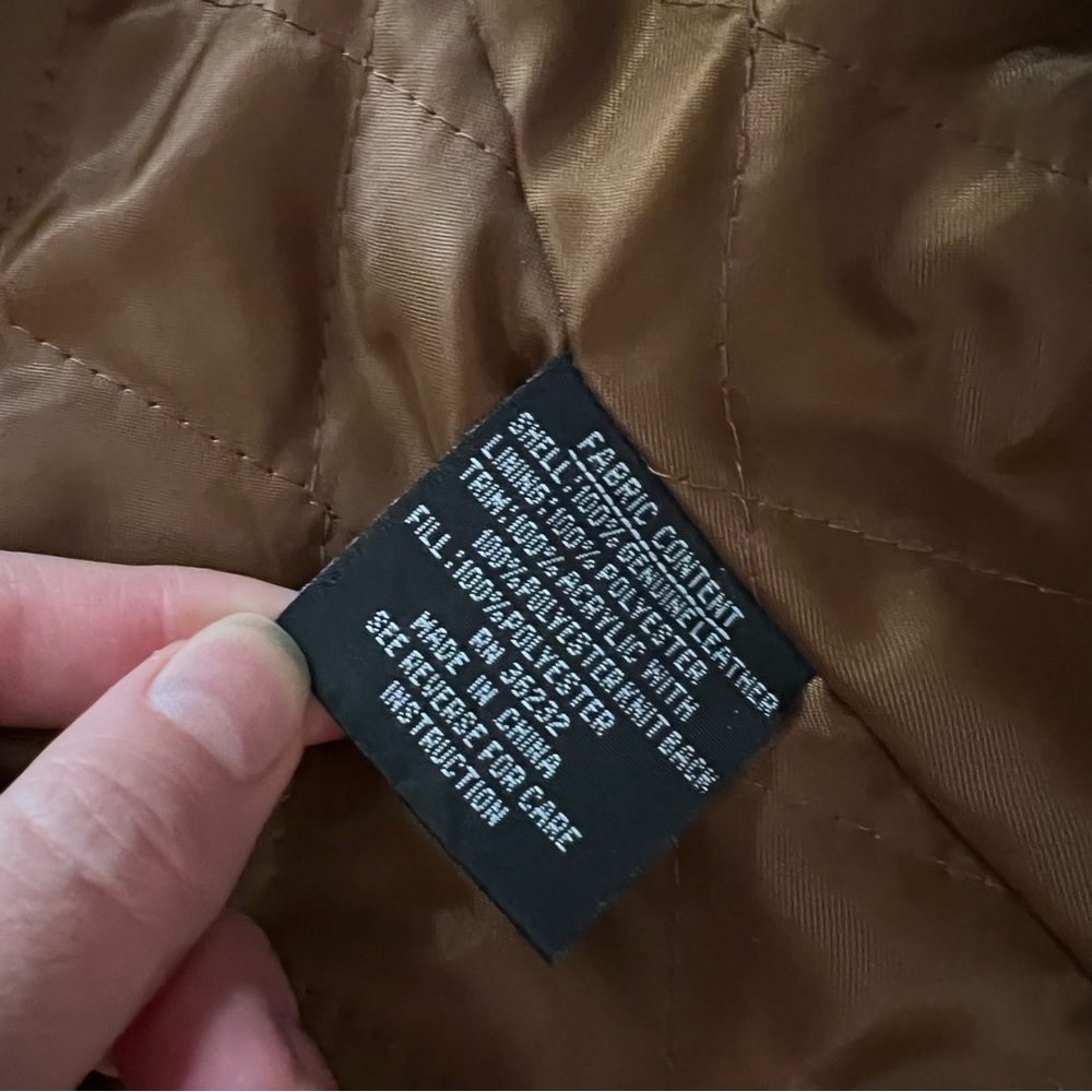 Vintage Suede Leather Overcoat - Picture 11 of 15